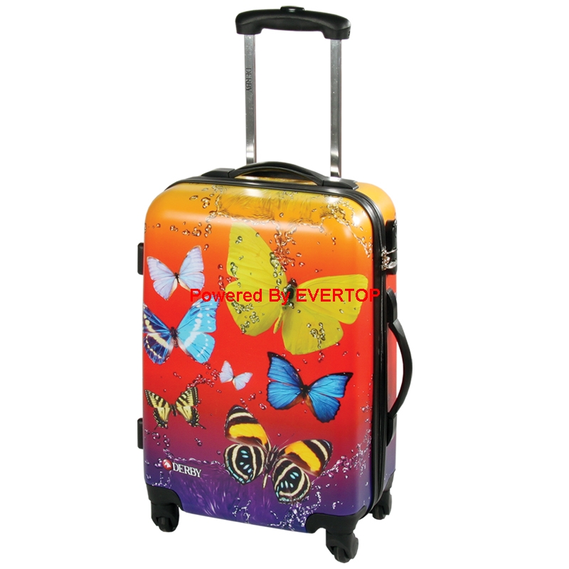 New butterfly printing travel case from china