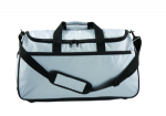 Sliver made of 600D polyester sport duffel bag