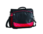 Square black and red adjustable shouler strap elegant laptop bag