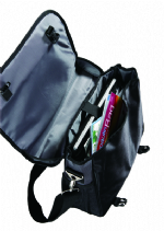 Accessory organizer under flap numanni laptop bag