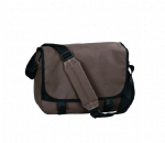 Brownn square accessory organizer under flap shoulder bags