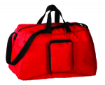 Made of 210D polyester red foldable nylon bag 