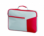 White and red PE sponge main compartment laptop bag