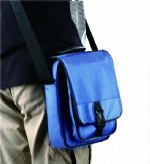 Made of 840D polyester deep blue single shoulder bag