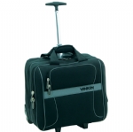 OEM high quality black travel luggage trolley case