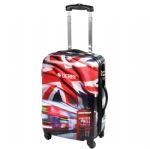 Derby trolley case fashion printing travel trolley bag