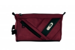 Wine red black men's business travel toiletry bags