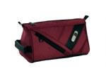 Wine red black men's business travel toiletry bags