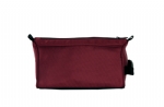 Wine red black men's business travel toiletry bags