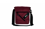 Wholesale price nylon single wine red shoulder bag