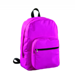 Pink soft backpack 600D jacquard school backpack bags