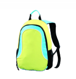 Zippered front pocket with organizer school bag rucksack