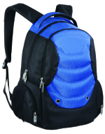 High grade black and blue backpack rucksack from china