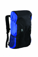 Fashion blue and black adjustable shoulder strap backpacks