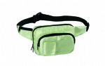 Light green side zippered pocket waist bag online