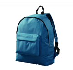 Deep blue adjustable padded shoulder strap school backpack