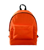 Light orange Padded back bag orange backpack