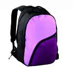 2015 Hot sale 600D zippered front pocket sport backpack