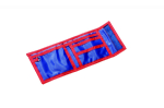 Made with 600D blue and red neck purse coin purse