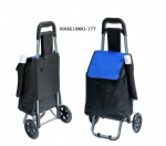 High grade design black and blue trolley shopping bag