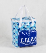 Fashion sky blue eco-friendly materials recycle shopping bag