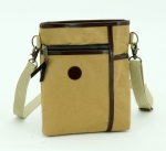 Men's popular washable leather paper bag shoulder bags