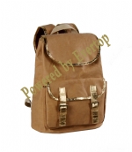 washable paper golden backpack